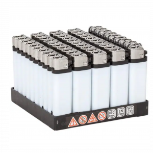 Lot de 50 Briquets publicitaires  » PARSOK » Blanc