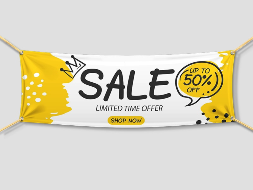 Banderole PVC 440g 200x60cm