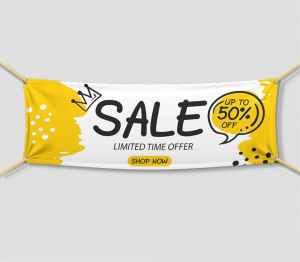 Banderole PVC 440g 300x80cm