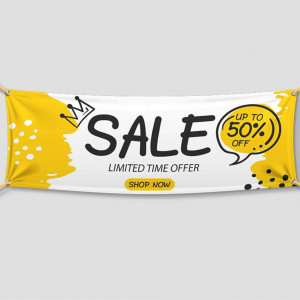 Banderole PVC 440g 200x60cm