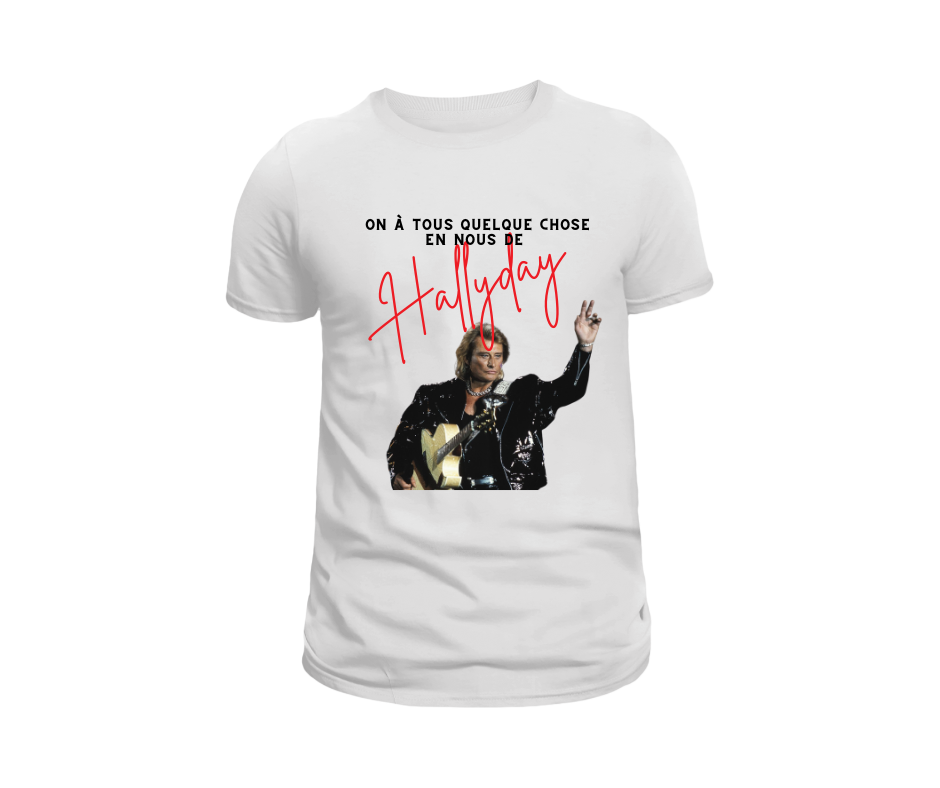 Tee Shirt JOHNNY Printoo Textile Et Objets Publicitaires