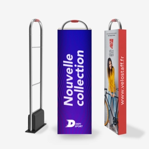 Cache portique de sécurité